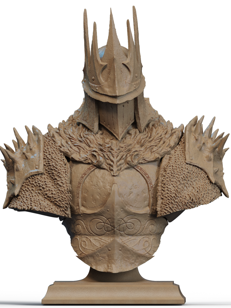 The Death Knight Resin Bust - view 1
