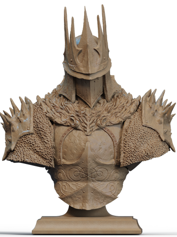 The Death Knight Resin Bust - view 1