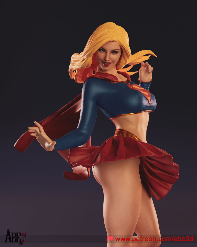 Supergirl Resin Statue - view 4