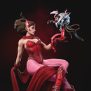 Scarlet Witch Resin Statue - view 1