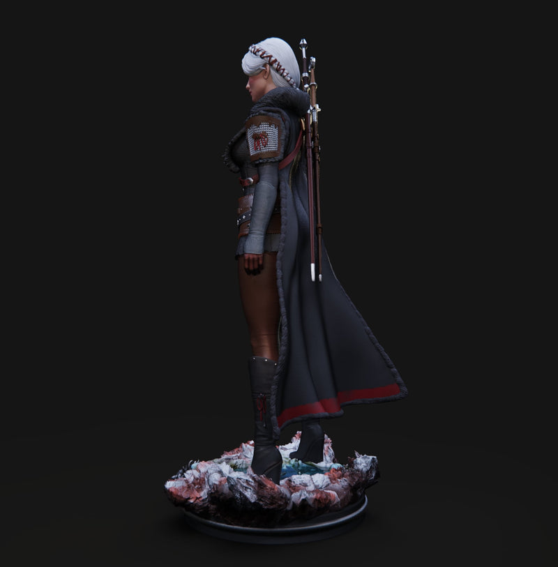 Ciri Resin Statue - view 4