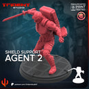 SHIELD SUPPORT AGENT - Marvel MCP-Compatible 40mm Resin Miniature