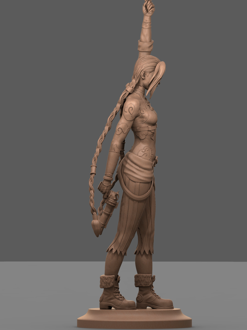 Jinx Resin Statue - view 2