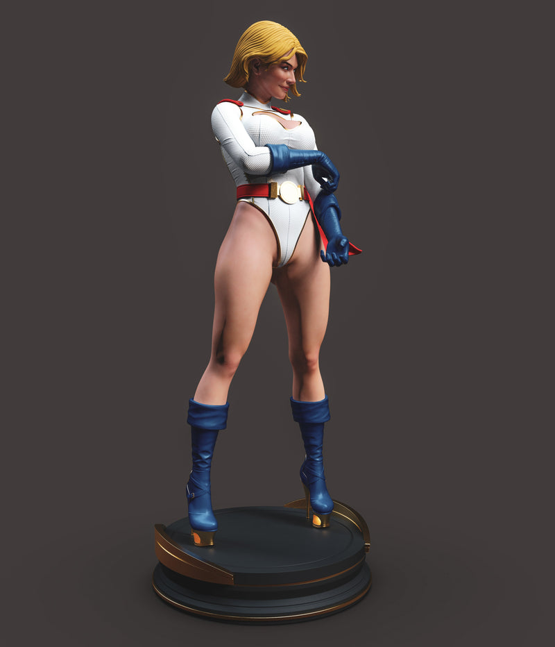 Power Girl by Dellas Resin Statue - view 2
