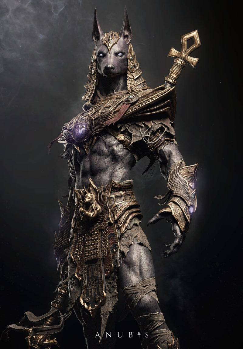 Anubis Resin Statue - view 2