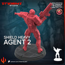 SHIELD HEAVY AGENT - Marvel MCP-Compatible 40mm Resin Miniature