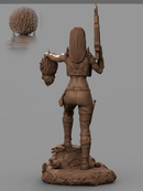 Lady Lobo Resin Statue - view 6