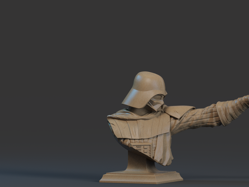 Darth Vader Resin Bust - view 1