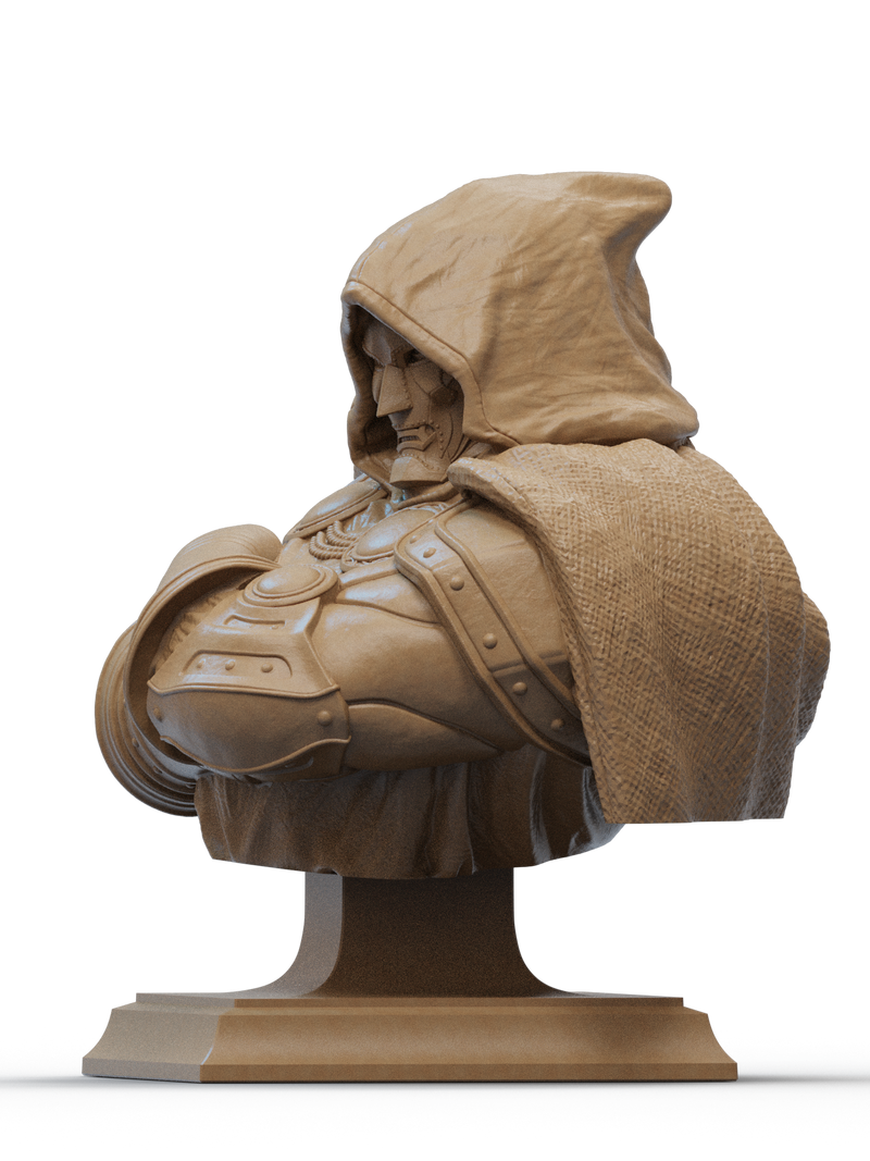 Dr Doom Resin Bust - view 2