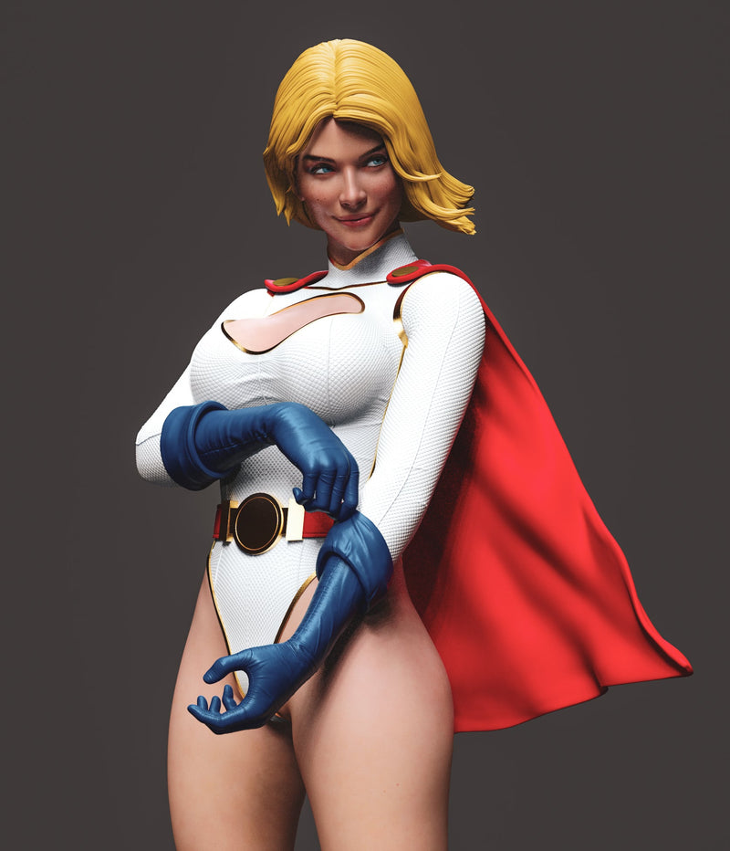 Power Girl by Dellas Resin Statue - view 3