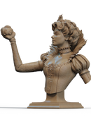 Queen of Hearts Resin Bust - view 2