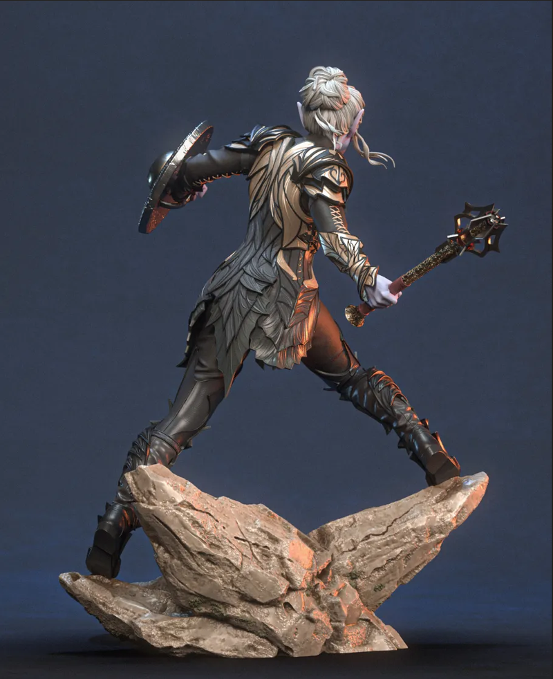 Minthara Resin Statue - view 6