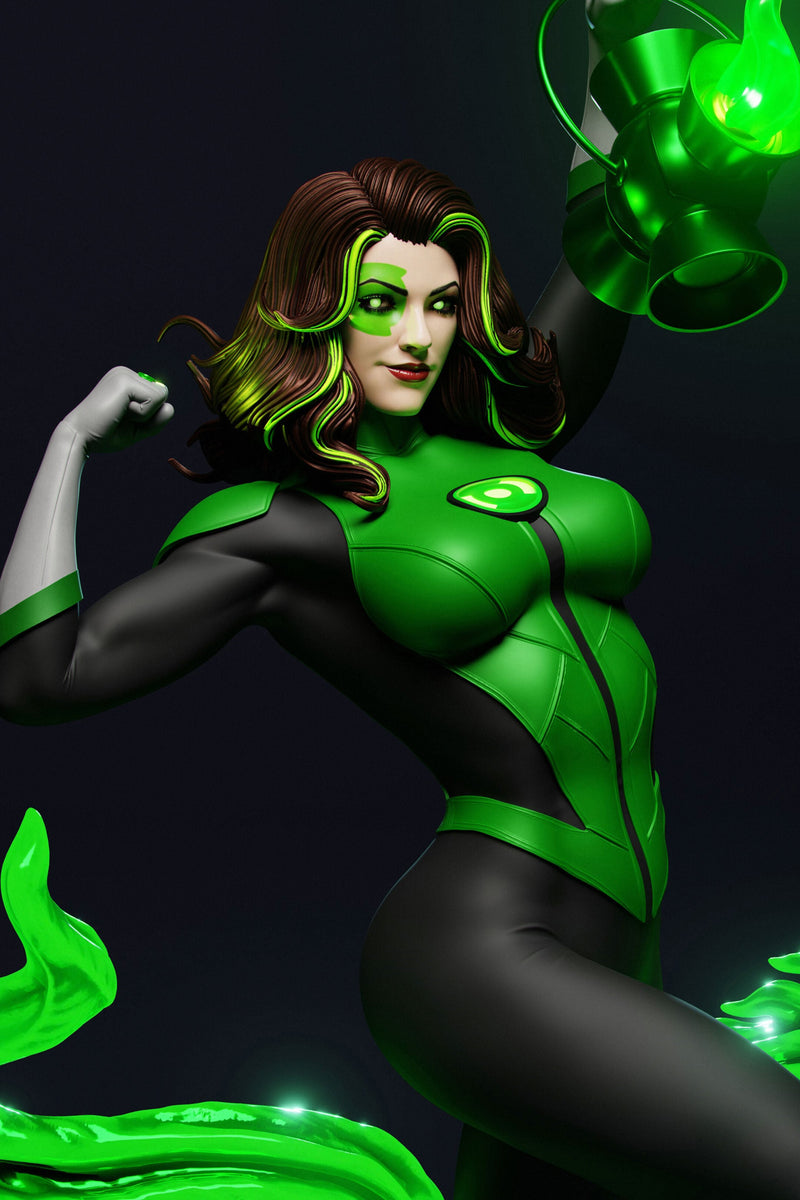 Jessica Cruz Green Lantern Resin Statue - view 4