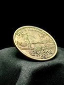 Best Dad By Par Golf Ball Marker 40mm Brass Engraved Father's Day Gift