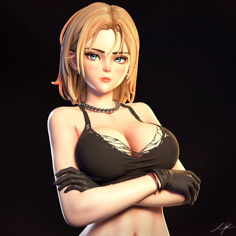 Android 18 Resin Statue - view 6