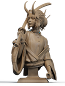 Oni Resin Bust - view 2