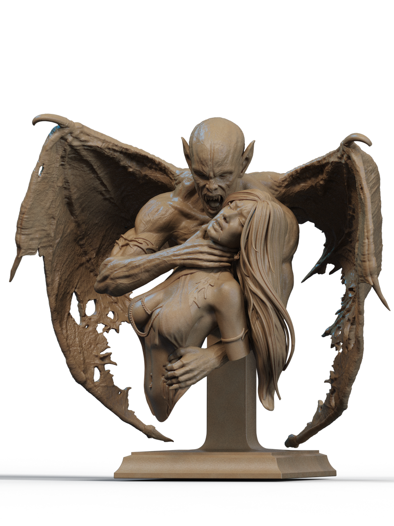 Dracula Resin Bust - Design 1 - view 2