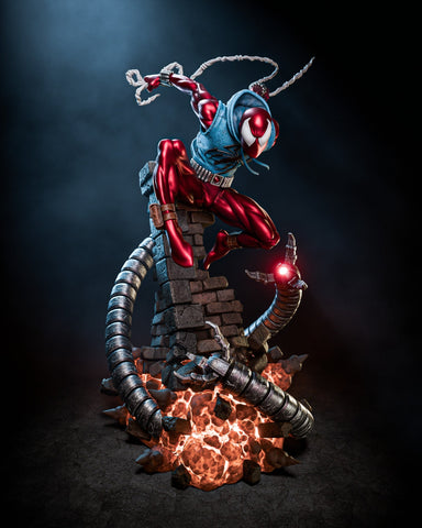 Scarlet Spider Resin Statue - view 1