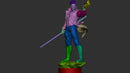 Gambit Resin Statue - view 5