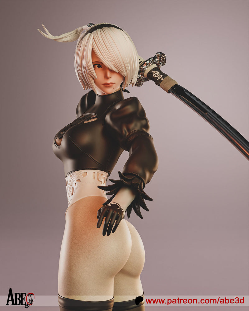 2B YoRHa Resin Statue - view 7