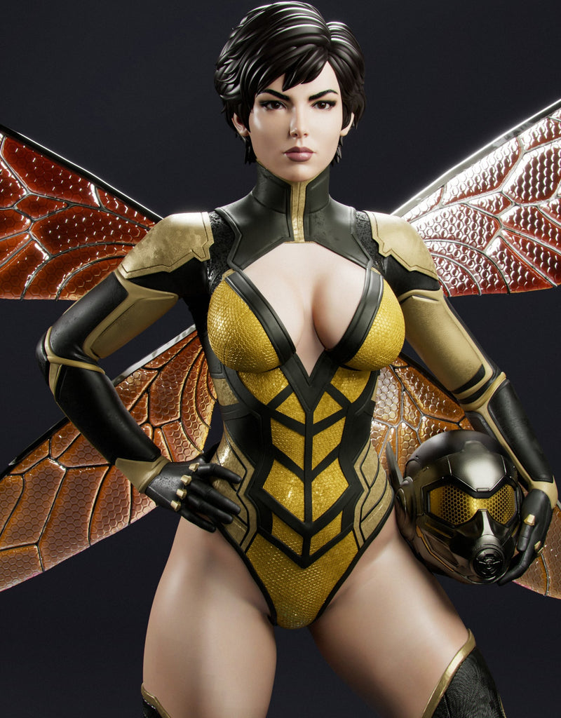 Wasp Resin Statue - view 1