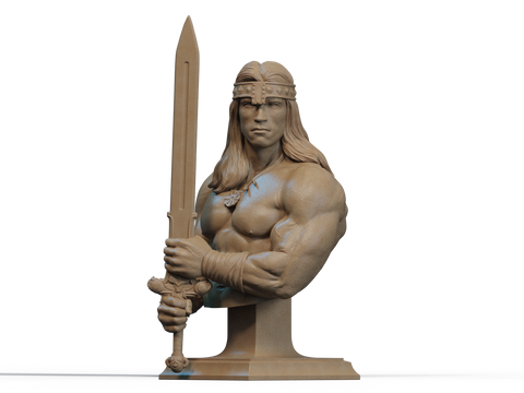 Conan Resin Bust - view 1