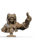 Rebecca Resin Bust - Design 1 - view 1