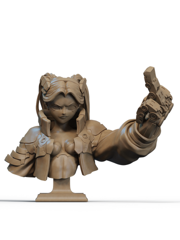 Rebecca Resin Bust - Design 1 - view 1