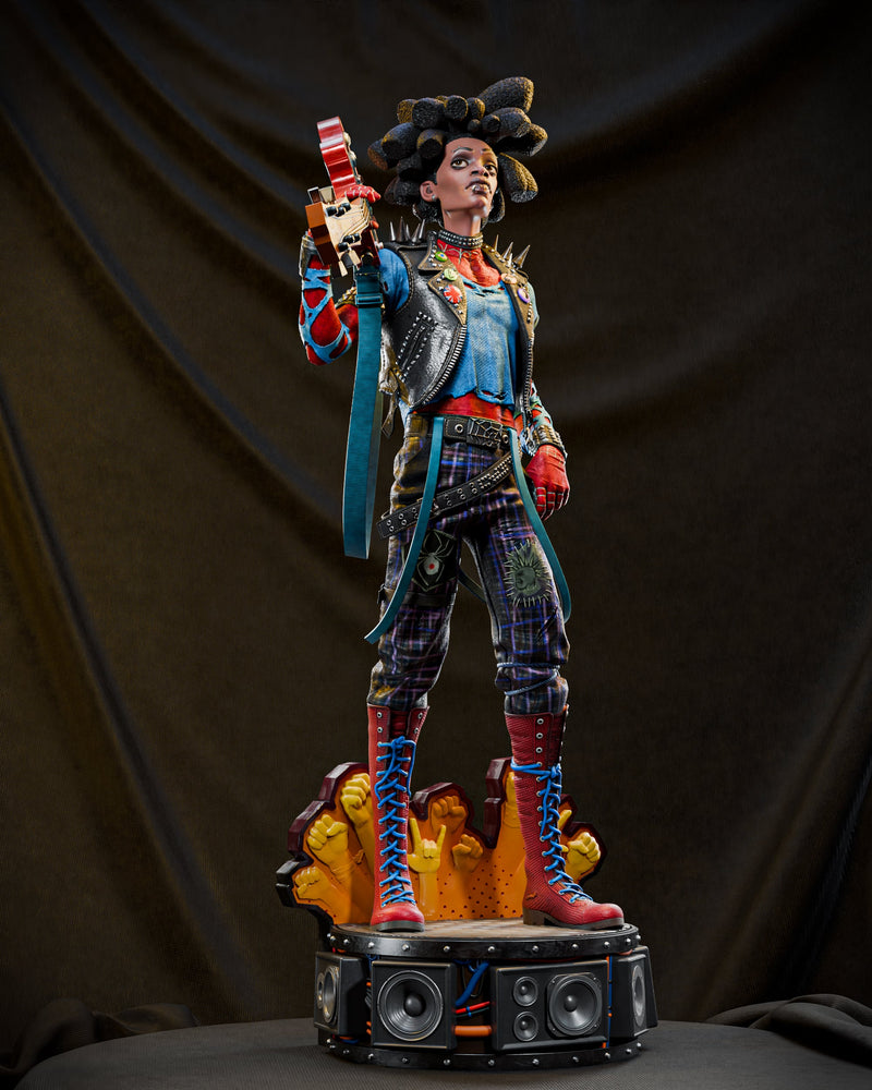 Spider Punk Resin Statue - view 4