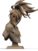Akali Resin Bust - view 1