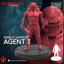 SHIELD SUPPORT AGENT - Marvel MCP-Compatible 40mm Resin Miniature
