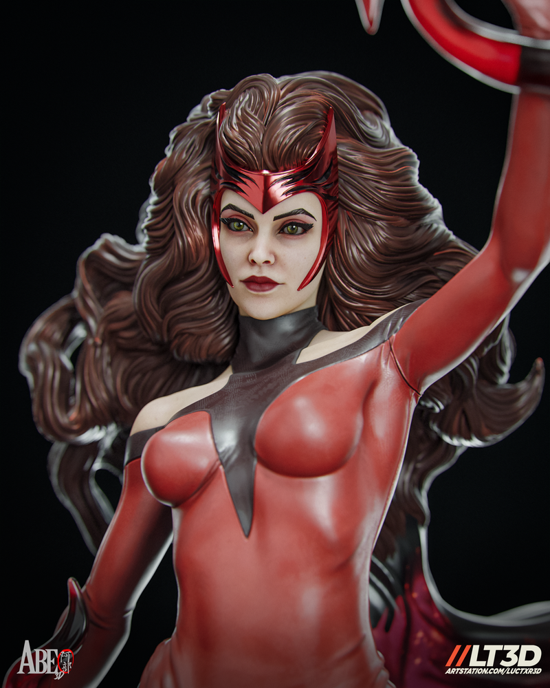 Scarlet Witch Hellfire Gala Resin Statue - view 4