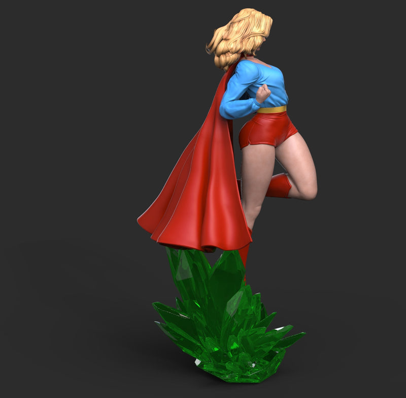 Supergirl Retro Resin Statue - view 5