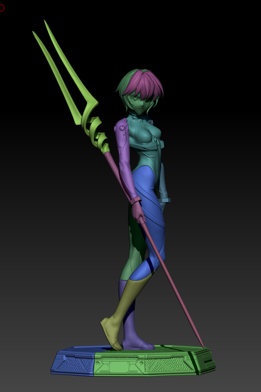 Rei Ayanami Resin Statue - view 6
