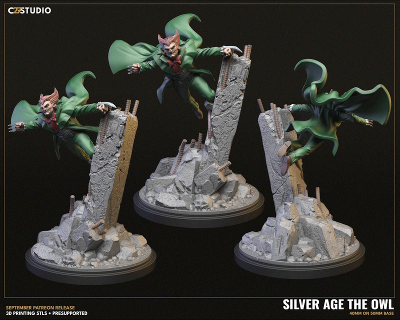 The Owl - Marvel MCP-Compatible Resin Miniature