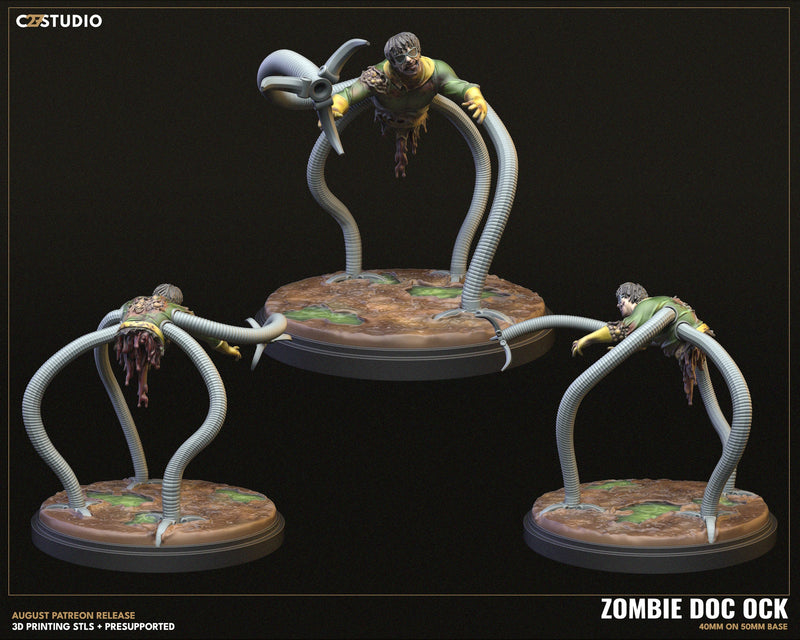 Zombie Doc Ock - Marvel MCP-Compatible Resin Miniature