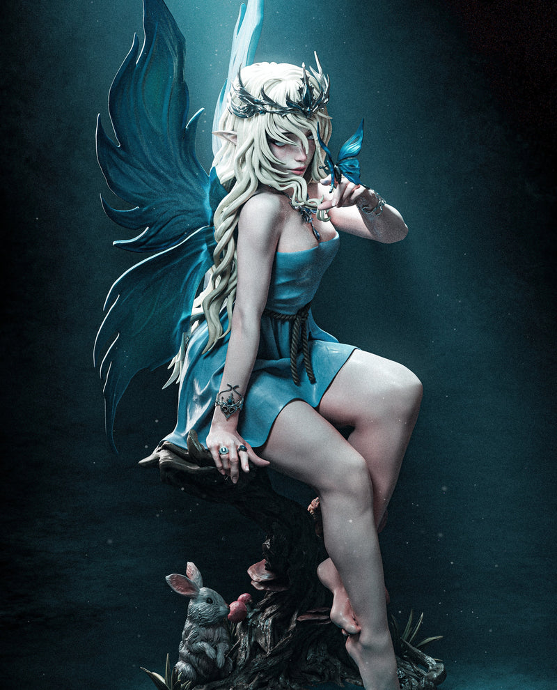 Divine Fairy Resin Statue - view 1