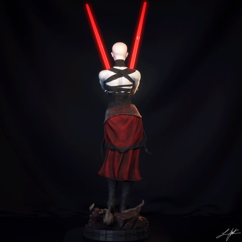 Asajj Ventress Resin Statue - view 5