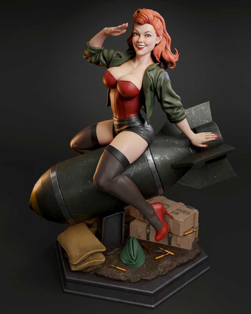 Air Force Bombshell Resin Statue - view 1