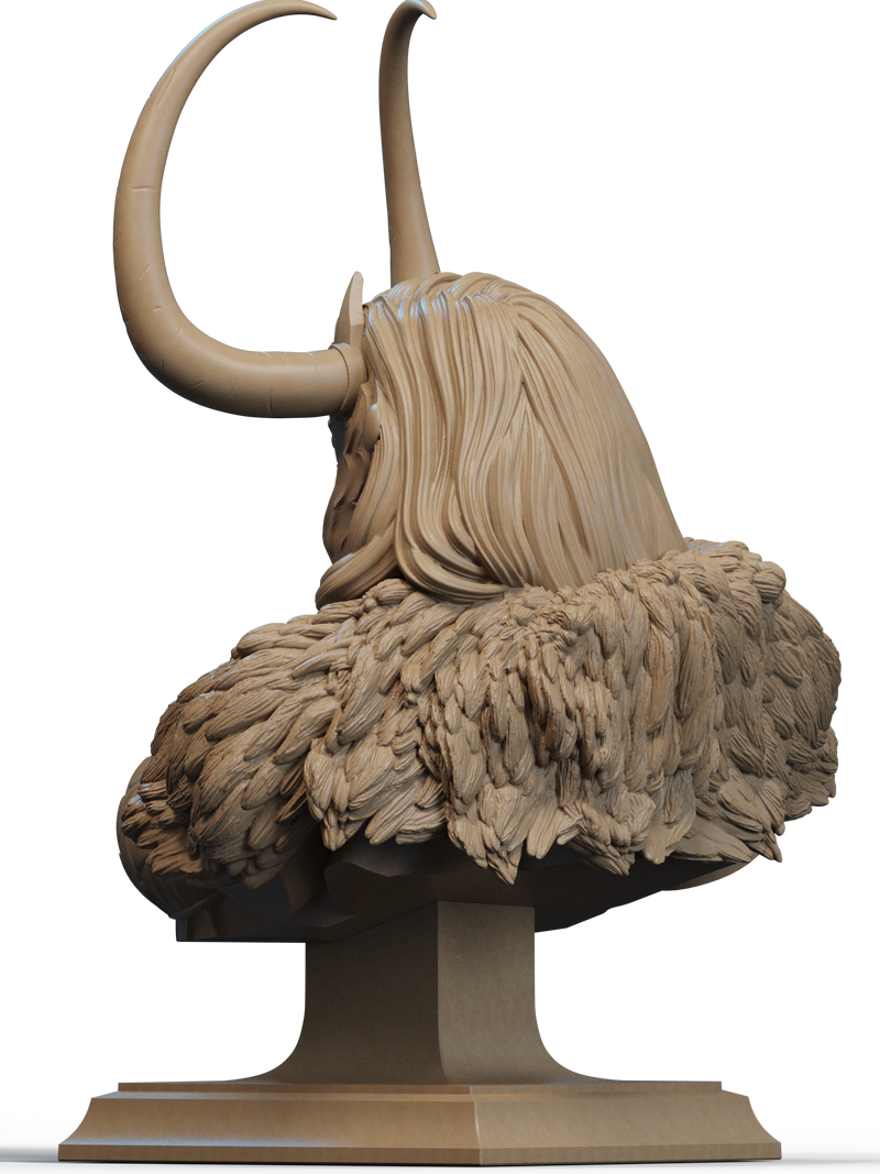 Lady Loki Resin Bust - view 3