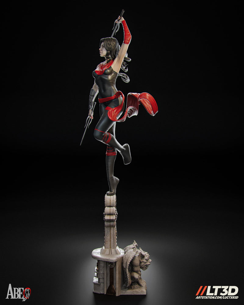 Elektra LT3D Resin Statue - view 4