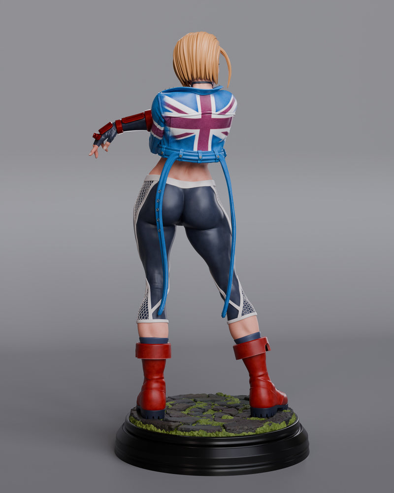Cammy SF6 Resin Statue - view 3