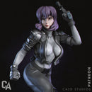 Motoko Resin Statue - view 2