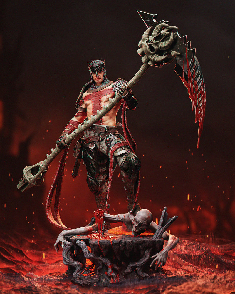 Dante Inferno Resin Statue - view 3