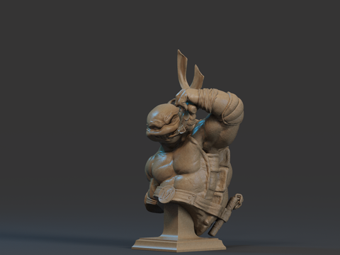 Michelangelo Resin Bust - view 1