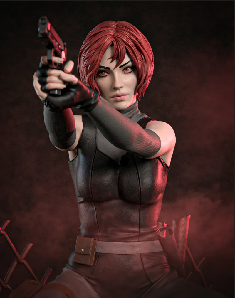 Regina Resin Statue - view 1