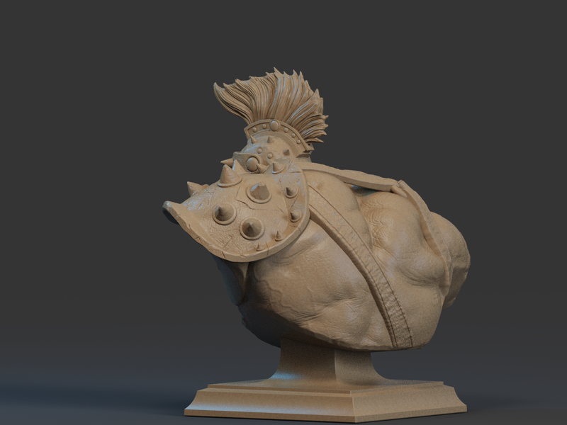 Hulk Resin Bust - view 5