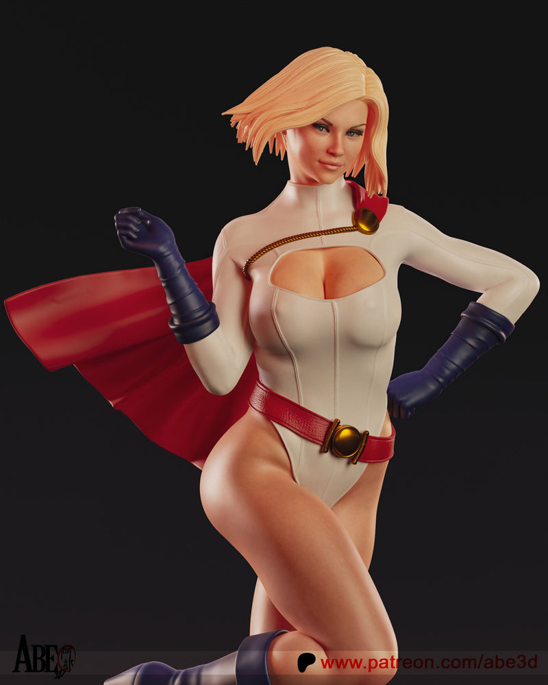 Power Girl Resin Statue - view 1