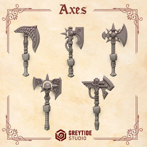 Crimson Lords Axes