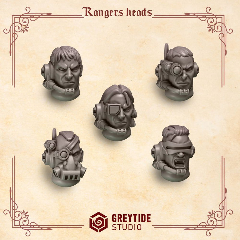 Crimson Lords Ranger Heads